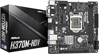 ASRock Placa-mãe H370M-HDV LGA1151/ Intel H370/ DDR4/ SATA3&USB3.2/ Micro ATX