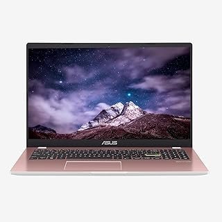ASUS VivoBook Go, laptop FHD de 15,6 polegadas, processador Intel Pentium N6000, 4GB RAM DDR4, SSD eMMC de 128 GB, gráficos Intel HD, webcam, modo Windows 11 Home S, rosa, mousepad TWE