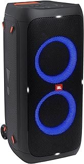 JBL Partybox 310 – Alto-falante portátil para festa com bateria de longa duração, som JBL potente e show de luz emocionante, preto