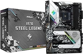 Placa mãe ASRock X570 Steel Legend (AM4/DDR4/HDMI/DisplayPort/M.2/CrossFire/RGB Sync/12x USB 3.2) – X570 Steel Legend