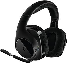 Logitech Fone de ouvido para jogos sem fio G533 – Som surround DTS 7.1 (Renovado)