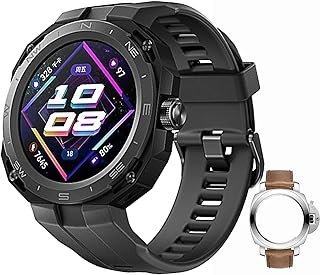 Nova Chegada HUAWEI Watch GT Cyber, Intelligent Motion Bluetooth Chamada GPS Monitoramento da freqüência cardíaca Homens e mulheres à prova d’água Relógio,Estojos De Troca Rápida(Branco GT Cyber)