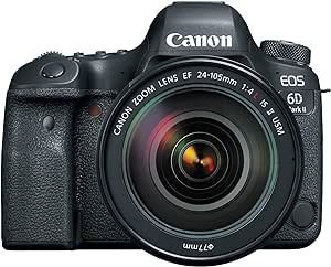Câmera DSLR Canon EOS 6D Mark II kit EF 24-105mm f / 4L IS II USM