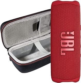 JBL Flip 6 IP67 Alto-falante Bluetooth sem fio portátil à prova d’água com capa protetora exclusiva (vermelho)