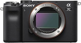 SONY 7578 Câmera Digital sem Espelho Alpha A7C, Somente Corpo, Preta