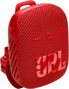 JBL Wind 3S – Alto-falante Bluetooth para guidão fino (vermelho)