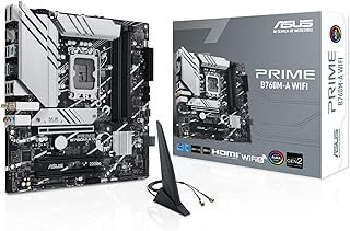 Placa-mãe ASUS PRIME B760M-A WIFI Soquete Intel LGA 1700-90MB1EL0-M0EAY0