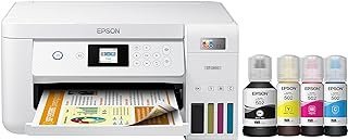 Epson EcoTank ET-2850 Wireless Color All-in-One Cartuctidge Free Tank Printer com Scan, Copy and Auto de 2 lados-A Impressora Familiar Perfeita-Branca