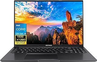 ASUS Laptop Vivobook 16 2023, laptop WUXGA de 16 polegadas (1920 x 1200) 16:10, CPU Intel Core i5-1235U, 16 GB de RAM, SSD de 512 GB, gráficos Intel UHD, Wi-Fi, fino e leve, Windows 11 Home, preto