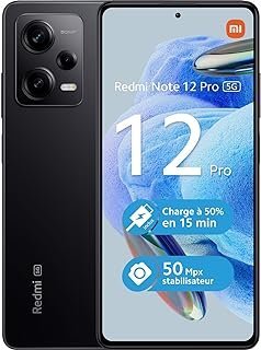 Smartphone Xiaomi Note 12 Pro 5G 128GB – 6GB Ram (Versao Global) (Midnight Black)(MZB0D2YEU)