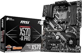 MSI Placa-mãe X570-A PRO (AMD AM4, DDR4, PCIe 4.0, SATA 6Gb/s, M.2, USB 3.2 Gen 2, HDMI, ATX)