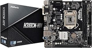 ASRock Placa Mãe H310CM-HDV (1151/DDR4/HDMI/DVI/VGA/USB3.1) – H310CM-HDV