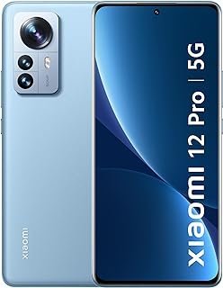 Xiaomi 12 Pro 5G + 4G LTE (256GB + 12GB) Desbloqueado de fábrica global 6.73 50MP Pro Triple Camera (Tmobile/Tello/Mint USA Market) + Extra (Fast 51w Dual Car Charger) (Azul)