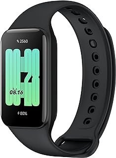 Smartband XIAOMI REDMI SMART BAND 2 Color Black VERSÃO GLOBAL (português-BR) – Tela 1.47, 100 watchfaces, 30 modos de esportes, resistente à água até 5ATM, monitoramento da frequência