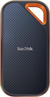 SanDisk SSD portátil Extreme PRO de 1 TB – Até 2000 MB/s – USB-C, USB 3.2 Gen 2×2 – Unidade de estado sólido externa – SDSSDE81-1T00-G25, Preto