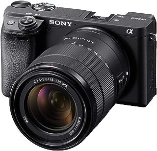 Sony Câmera Mirrorless Alpha A6400: Câmera Digital De Lente Compacta Aps-C Intercambiáveis ​​Com Foco Automático De Olho Em Tempo Real, Vídeo 4K, Tela Flip & 18-135Mm Lens E Mount Câmeras Compatíveis