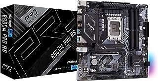 ASRock Placa mãe B660M Pro RS Intel B660 Series CPU (LGA1700) Compatível B660M MicroATX
