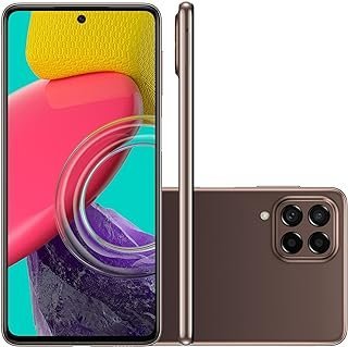 Samsung Galaxy M53 128GB 5G Wi-Fi Tela 6.7” Dual Chip 8GB RAM Câmera Quádrupla + Selfie 32MP Bateria de 5000mAh – Marrom