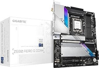 GIGABYTE Z690 AERO G DDR4 (LGA 1700/ Intel Z690/ ATX/ DDR4/ Quad M.2/ PCIe 5.0/ USB 3.2 Gen2X2 Type-C/WiFi 6/ Intel 2.5 GbE LAN/Placa-Mãe)