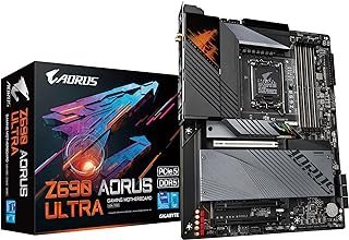 GIGABYTE Z690 AORUS ULTRA (LGA 1700/ Intel Z690/ ATX/ DDR5/ Quad M.2/ PCIe 5.0/ USB 3.2 Gen2X2/ Type-C/WiFi 6/2.5GbE LAN/Games)