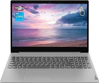 Lenovo Notebook Ideapad 3, tela sensível ao toque HD de 15,6 polegadas, processador Intel Core i3-1115G4, 12 GB de RAM, SSD de 512 GB, HDMI, webcam, Wi-Fi 6, Bluetooth, Windows 11 Home, cinza