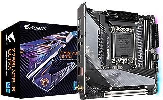 GIGABYTE Z790I AORUS Ultra (LGA 1700/ Intel/ Z790/ Mini-ITX/ DDR5/ Dual M.2/ PCIe 5.0/ USB 3.2 Gen2X2 Tipo-C/Intel Killer Wi-Fi 6E/ Intel 2.5GbE LAN/Q-Flash Plus/placa-mãe)