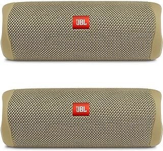 JBL Flip 5 Caixa de som portátil sem fio Bluetooth – (par) Areia