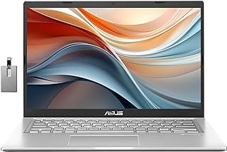 asus Laptop estudantil Vivobook 14/HD 2023, Intel Core i3-1115G4, 16 GB de RAM, SSD PCIe de 1 TB, gráficos Intel UHD, webcam, WiFi 5, Bluetooth, prata, Win 11, cartão USB SnowBell de 32 GB
