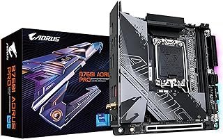GIGABYTE B760I AORUS PRO (LGA 1700/ Intel/ B760/ Mini-ITX/ DDR5/ Dual M.2/ PCIe 4.0/ USB 3.2 Gen2X2 Tipo-C/WiFi 6E/ Intel 2.5GbE LAN/Q-Flash Plus/Placa-mãe)
