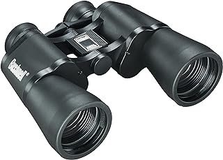 Binóculos Porro Prism Bushnell Pacifica de alta potência, 20 x 50 mm, preto