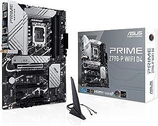 ASUS Placa mãe Prime Z790-P WiFi D4 LGA 1700 (Intel® 12ª e 13ª geração) ATX (PCIe 5.0, DDR4,14+1DrMOS, 3X M.2,WiFi 6, Bluetooth v5.2,2,5GB LAN, painel frontal USB 3.2 Gen 2 USB Type-C®,