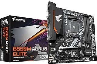 Placa Mãe Gigabyte B550M AORUS Elite, Chipset B550, AMD AM4, mATX, DDR4