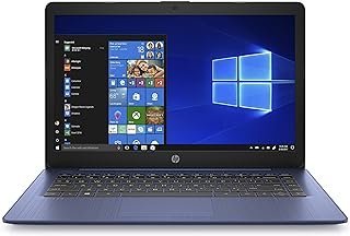 HP Stream laptop de 14 polegadas, Intel Celeron N4000, 4 GB RAM, 64 GB eMMC, Windows 10 Home no modo S com Office 365 Personal por 1 ano (14-cb185nr, azul royal)