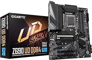 Gigabyte Z690 UD DDR4 (LGA 1700/ Intel Z690/ ATX/ DDR4/ Triple M.2/ PCIe 5.0/ USB 3.2 Gen2X2/ Type-C/ 2.5GbE LAN/placa-mãe)