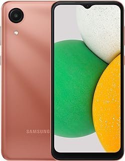 Samsung Galaxy A03 Core 32GB 4G Wi-Fi Tela 6.5” Dual Chip 2GB RAM Câmera 8MP + Selfie 5MP Bateria de 5000mAh – Cobre
