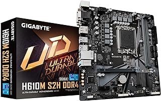 GIGABYTE H610M S2H DDR4 (H610/ Intel LGA 1700/ Micro ATX/ DDR4/ Single M.2/ PCIe 4.0/ USB 3.2 Gen1/ Realtek GbE LAN/Placa-Mãe)