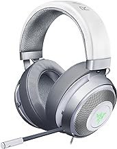 Razer Kraken 7.1 V2: Som surround 7.1 – Microfone retrátil com cancelamento de ruído – Moldura de alumínio leve – Fone de ouvido para jogos funciona com PC e PS4 – Mercury
