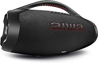 Caixa de Som Boombox AIWA Bluetooth, 3 vias, IP66 com Alça – AWS-BBS-01B