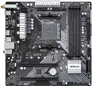 ASRock Placa mãe B450M/AC R2.0 AM4 AMD Promontory B450 SATA 6Gb/s Micro ATX AMD