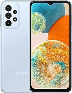 Samsung Galaxy A23 128GB 5G Wi-Fi Tela 6.6” Dual Chip 4GB RAM câmera Quádrupla + Selfie 8MP Bateria de 5000mAh – Azul, Modelo: SM-A236MLBGZTO