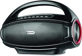 Caixa de Som Mondial, Monster Sound II, Bluetooth, Bivolt, Preto/Vermelho, 60W – SK-07