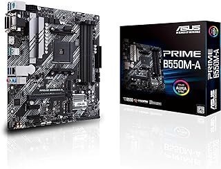 ASUS Placa mãe Prime B550M-A AMD B550 soquete AM4 Micro ATX DDR4-SDRAM