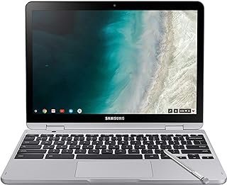 Notebook Samsung Chromebook Plus V2 2-em-1 – 4 GB RAM, 64 GB eMMC, câmera 13 MP, Chrome OS, 12,2 polegadas, proporção 16:10 – XE520QAB-K03US Light Titan