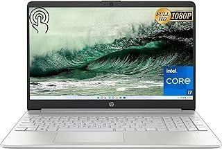 HP O mais novo laptop de tela sensível ao toque Full HD de 15,6 polegadas, 16 GB de RAM, armazenamento SSD de 1 TB, processador Intel Core i7-1255U até 4,7 GHz, bateria de longa duração, câmera HD,