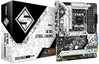 ASRock Placa mãe de processadores X670E Steel Legend Support AMD AM5 RYZEN série 7000
