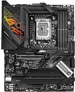 ASUS ROG STRIX Z790-H Gaming (WiFi 6E) LGA1700(Intel14ª, 13 e 12ª geração) Placa-mãe para jogos ATX (DDR5 7800 MT/s, PCIe5.0 x16 com Q-Release, 4xPCIe 4.0 M.2 slots, USB 3.2 Gen 2×2 Tipo-C, frontal