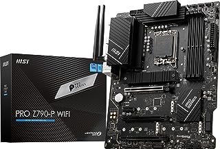 MSI Placa-mãe PRO Z790-P WiFi ProSeries (suporta processadores Intel de 12ª/13ª/14ª geração, LGA 1700, DDR5, PCIe 5.0, M.2, LAN de 2,5 Gbps, USB 3.2 Gen2, HDMI/DP, Wi-Fi 6E, Bluetooth 5.3, ATX)