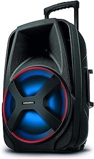 Caixa de Som Amplificada MONDIAL, Connect Power II, Bivolt, 500W RMS – CM-550, Preto/Vermelho