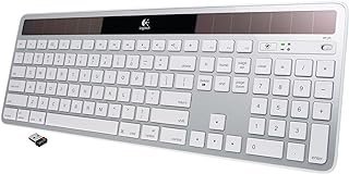 Logitech Teclado solar sem fio K750 para Mac – Prata