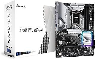 ASRock Placa-mãe Z790 Pro RS/D4, suporta CPU Intel de 12ª e 13ª geração (LGA1700), chipset Z790, placa-mãe DDR4 ATX